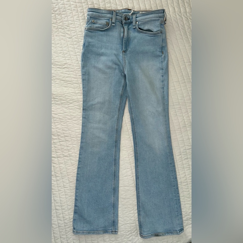 RAG & BONE NINA  HI RISE ANKLE FLARE JEANS size 26 [H-42]